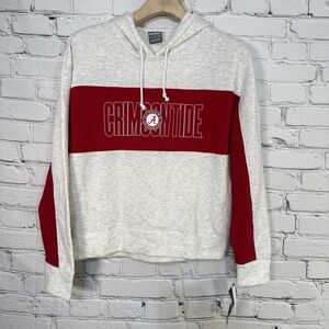 Alabama Crimson Tide Fanatics Womens Up For It‎ Hoodie Size Small Oatmeal Soft